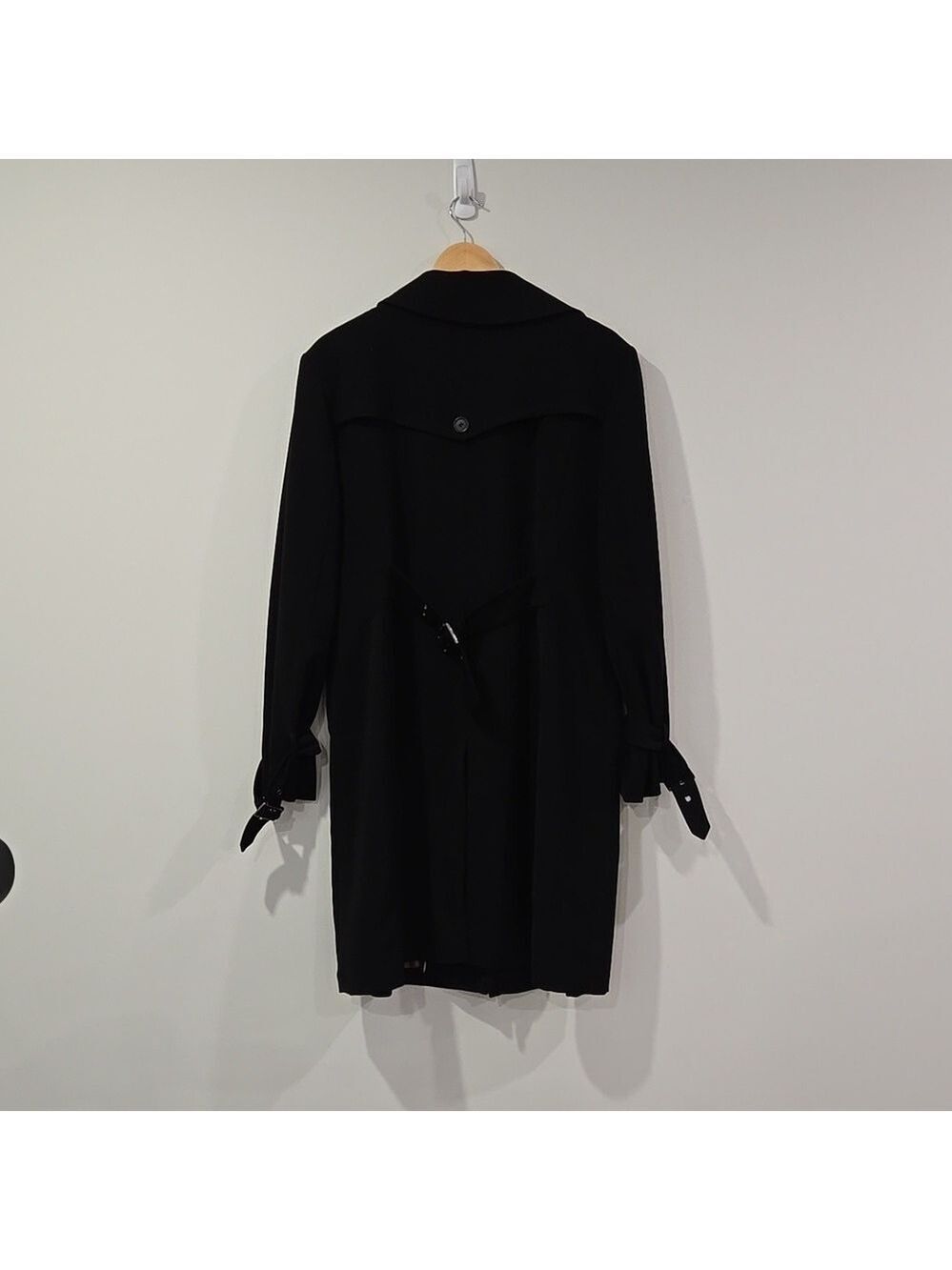 Retro Perry Ellis Beltless Streetwear Trench - Picture 8 of 14